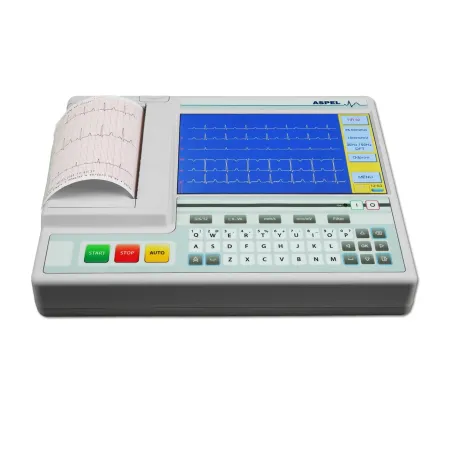 Aparat EKG ASPEL Grey ECG v.07.325 – uniwersalny elektrokardiograf 12 kanałów dla gabinetu i pracowni