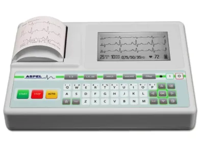 ASPEL AsCARD Green v.05.101 - najtańszy aparat EKG  ASPEL - ekg24.pl -