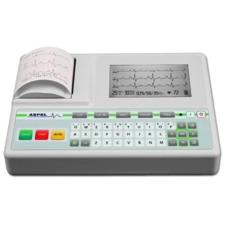 ASPEL AsCARD Green v.05.101 - najtańszy aparat EKG  ASPEL - ekg24.pl -