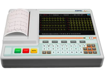 ASPEL AsCARD Orange v.07.105 - aparat EKG | sklep ekg24.pl