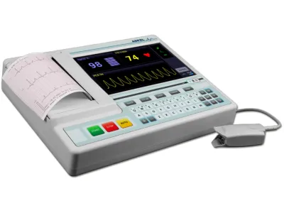 ASPEL AsCARD Grey 07.305P - aparat EKG z pulsoksymetrem - ekg24.pl -