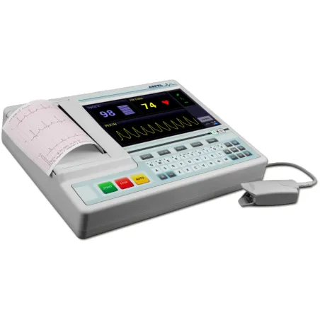 ASPEL AsCARD Grey 07.305P - aparat EKG z pulsoksymetrem - ekg24.pl -