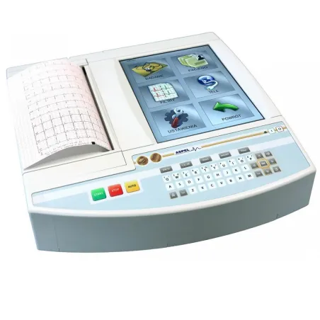 Aparat EKG ASPEL na szeroki papier 210 mm | AsCARD Gold3 | ekg24.pl