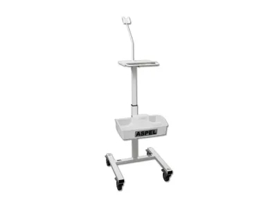 Wózek na aparaty EKG ASPEL WB-5 v.004  - regulowana wysokość