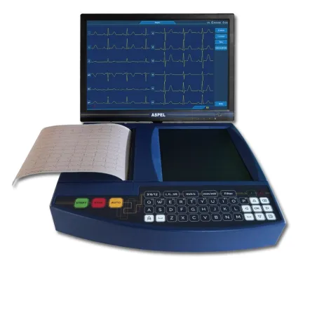 ASPEL ECG GOLD v.15.101 – aparat EKG 12-kanałowy, ekran 15,6” i papier 210 mm