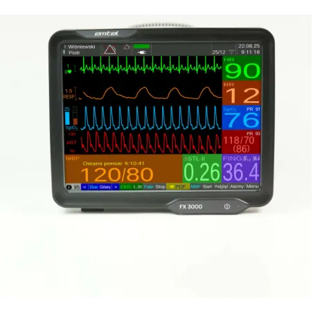 Kardiomonitor EMTEL FX-3000 – kompaktowy monitor pacjenta do zastosowań klinicznych