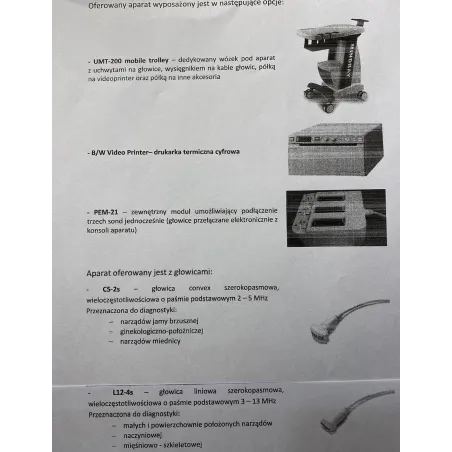USG MINDRAY M7 - używany - cena 39 000 zł