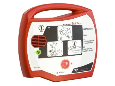 AED Progetti Rescue SAM – defibrylator do firm i szkół