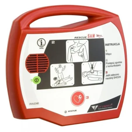 AED Progetti Rescue SAM – defibrylator do firm i szkół